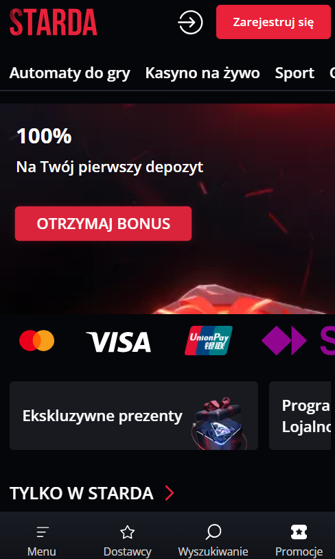 Starda Casino mobile